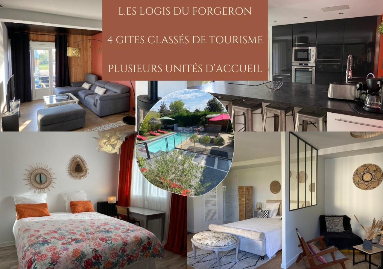 Les Logis Du Forgeron, Gites De Groupe Entre Loire & Vignes Saint-Jean-des-Mauvrets Zewnętrze zdjęcie